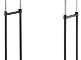 Two Double Clothes Rails