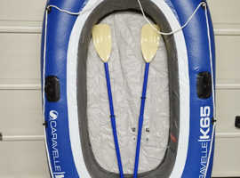 Sevylor Caravelle K65 Kit - Inflatable Boat / 2 Person Paddle