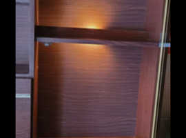 Mahogany display unit