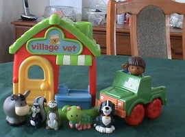 Fisher Price Vet House and animals , accessories