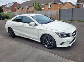 Mercedes CLA, 2016 (66) White Saloon, Manual Diesel, 54,000 miles