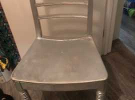 Silver wooden chair FREE