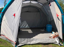 Quechua inflatable air tent 4 birth