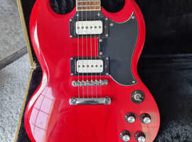 Cherry red Dillion SG in great condition