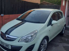 Vauxhall Corsa, 2012 (12) Yellow Hatchback, Automatic Petrol, 103,870 miles