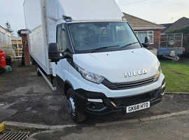 7.5 ton iveco daily 26 ft box 3.0 auto box truck with tail lift