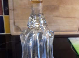 Antique glass decanter