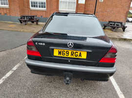 Mercedes C CLASS, 2000 (W) Black Saloon, Automatic Petrol, 92,425 miles