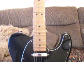 FENDER Black Telecaster.  Made in Mexico