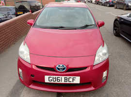 Toyota Prius, 2011 ,  Red Hatchback, Cvt Petrol Hybrid, 136,698 miles