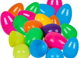 Fillable Plastic Easter Eggs Large 12pcs for Kids