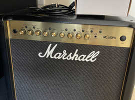 Marshall MG50FX guitar combo amplifier with built in FX, plus amplification footswitch.