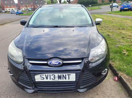 Ford Focus, 2013 (13) Black Hatchback, Manual Petrol, 101,600 miles