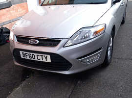 Ford Mondeo, 2010 (60) Silver Hatchback, Manual Diesel, 63,740 miles