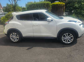Nissan Juke, 2016 (16) White Hatchback, Manual Diesel, 95,000 miles