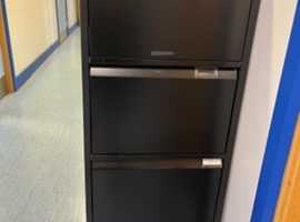 Black 4 drawer filing cabinet