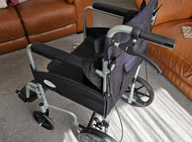 Brand new Elite care ECTR07 lightweight aluminium transit wheelchair
