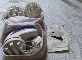 massage roller set in a white pouch for legs/arms etc