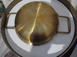Golden fruit bowl