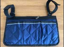 Side bag:  Wallet for wheelchair. :