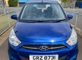 Hyundai i10, 2014 (63) Blue Hatchback, Manual Petrol, 49,000 miles
