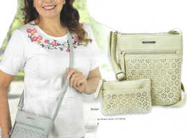 NEW Beige Moda Nova Florence Cross-Body bag. Can be posted