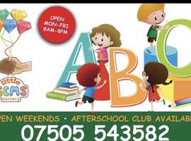childcare open weekends