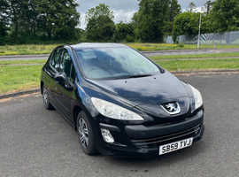 Peugeot 308, 2010 (59) Black Hatchback, Manual Diesel, 151,000 miles
