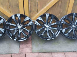 suzuki swift alloy wheels ,in gloss black
