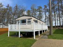 3 Bedroom Static Caravan For Sale With Decking - County Durham