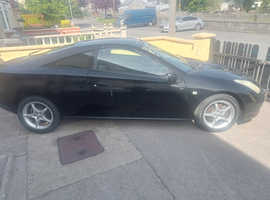Toyota Celica, 2003 (03) Black Coupe, Manual Petrol, 83,468 miles