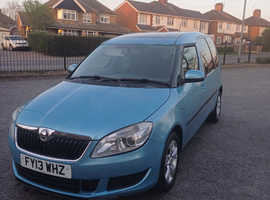 Skoda Roomster, 2013 (13) Blue MPV, Manual Diesel, 107,000 miles