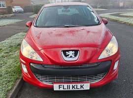 Peugeot 308, 2011 (11) Red Hatchback, Manual Diesel, 104,309 miles