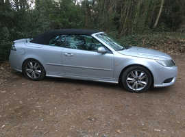 Saab 9 3, 2008 (08) Silver Convertible, Manual Petrol, 137,000 miles