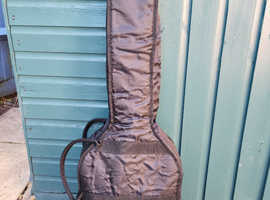 Guitar and acoustic guitar with case cover cheap