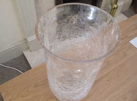 Glass crack effect Vase. Really large