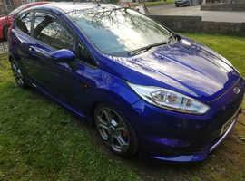 Ford Fiesta, 2013 (63) Blue Hatchback, Manual Petrol, 81,000 miles