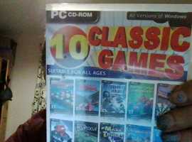 GAMES 10 Classic Games in 1!, PC CD-Rom Game. ref/own