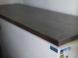 Polar Chest Freezer with Stainless Steel  top