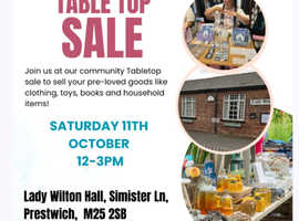 Table top sale -Simister