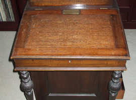 Desk DAVENPORT Desk  Edwardian Victorian writing desk
