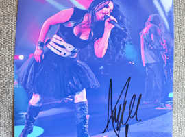 Genuine, Signed, 8"x10", Photo, Amy Lee (Singer/Song Writer - Evanescence) + COA