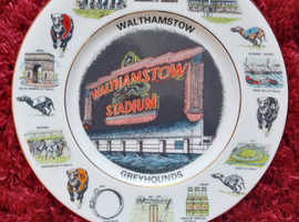 walthamstow stadium bone china plate
