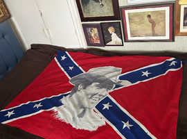 Vintage rare Elvis Presley flag 130cm 93cm