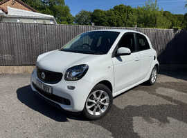 Smart Forfour, 2017 (17) White Hatchback, Manual Petrol, 92,037 miles