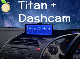 Titan+ DashCam| 10"| CarPlay & Android Auto|