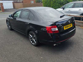 Skoda Octavia, 2014 (64) Black Hatchback, Manual Diesel, 170,000 miles
