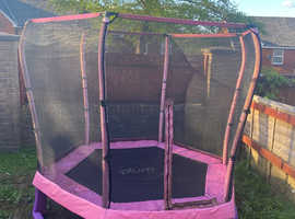 Pink trampoline