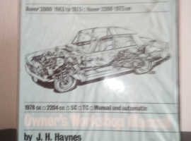Haynes workshop manual ROVER 2000/2200
