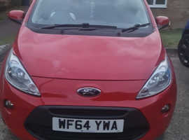 Ford Ka, 2014 (64) Red Hatchback, Manual Petrol, 26,000 miles